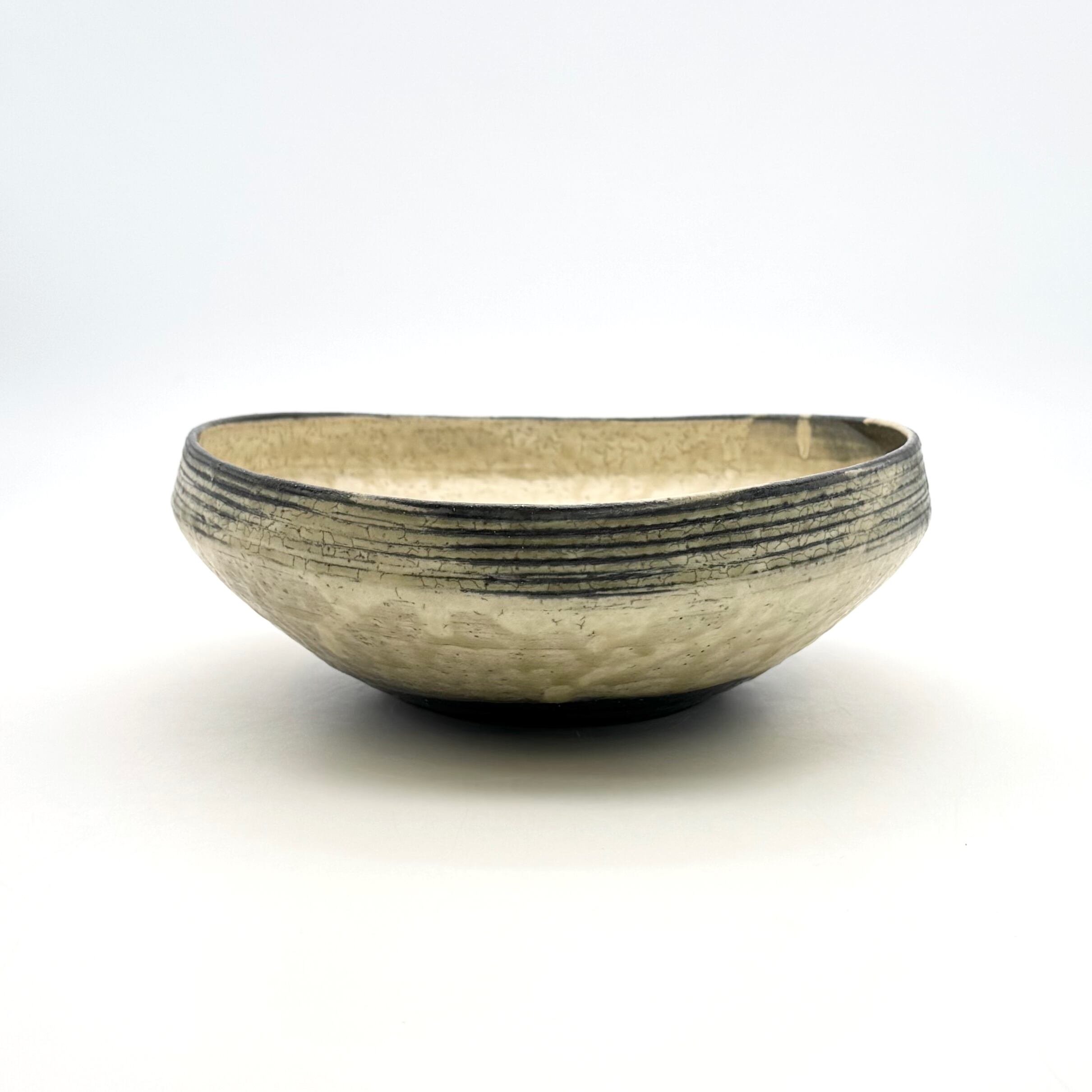 黄粉引線彫 なぶり鉢《横田勝郎》 | 24to3［西富陶磁器オンライン