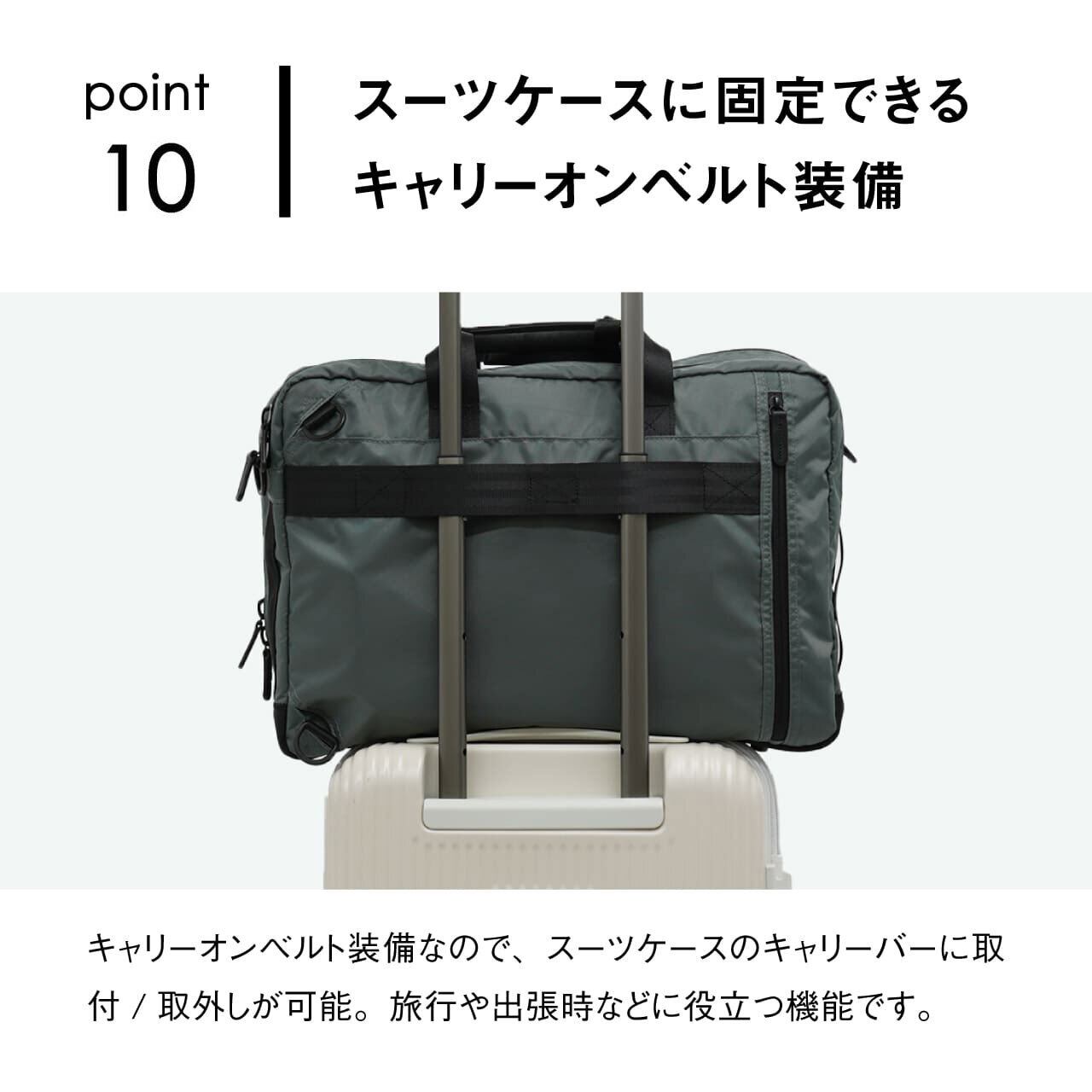 MOST モスト ビジネスリュック ショルダー 3way 撥水 B4 15.6インチPC