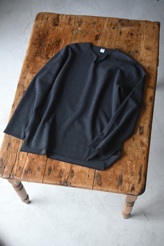 blurhmsROOTSTOCK / Rough&Smooth Thermal Over-neck L/S (Heather Oatmeal)