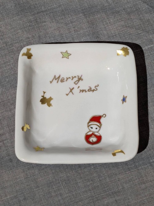 角小皿『Xmas』②