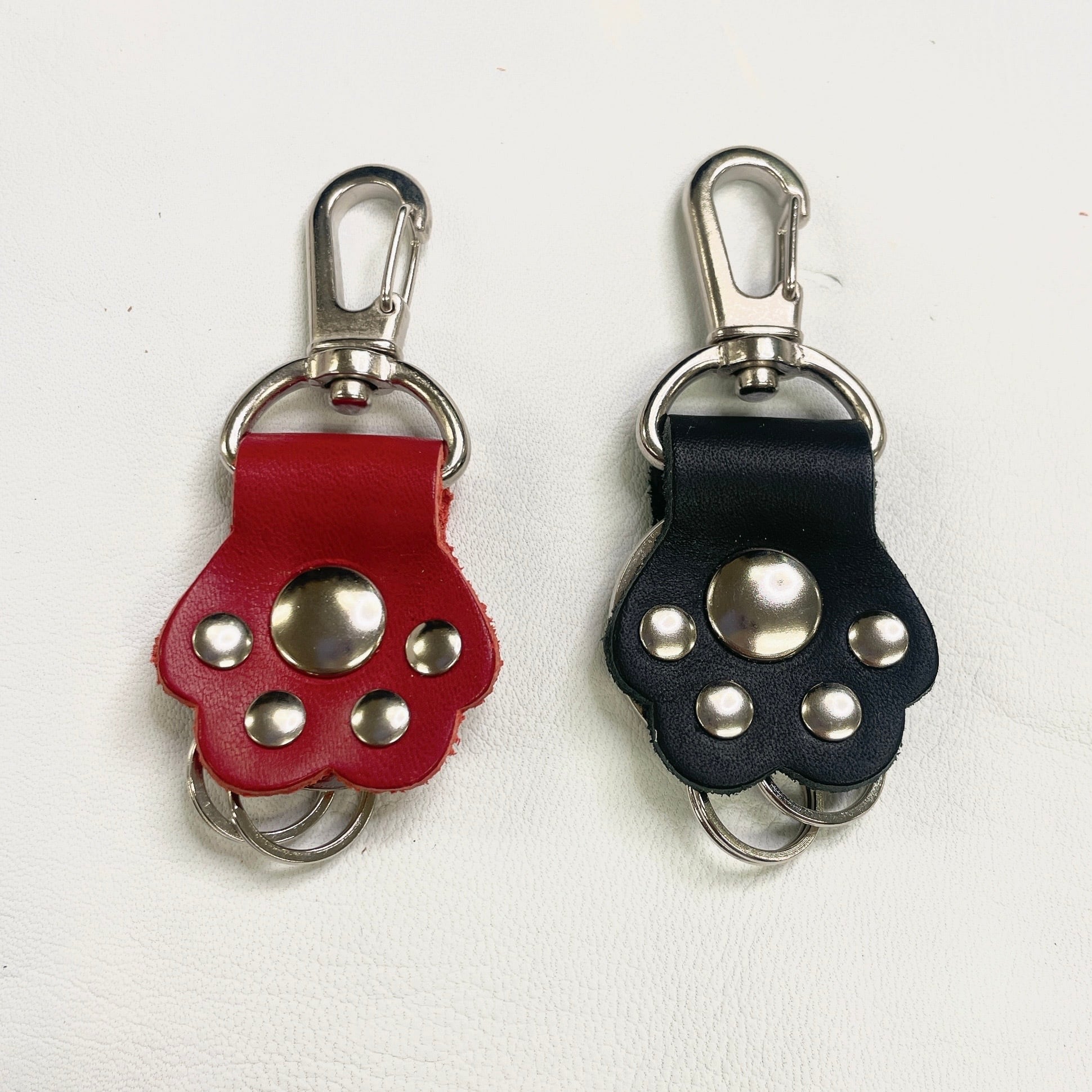 キット】肉球キーホルダー 【クエスト】 | and leather【初心者～中級