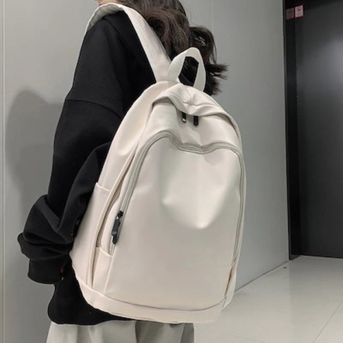 【1つ買うと1つ無料】大容量防水PUレザーリュック バックパックメンズ トレンディレトロカジュアルバックパックレディス