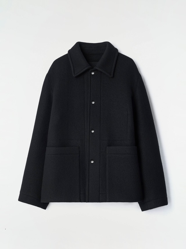 LEMAIRE　UTILITY JACKET　BLACK　OW1243 LF1660