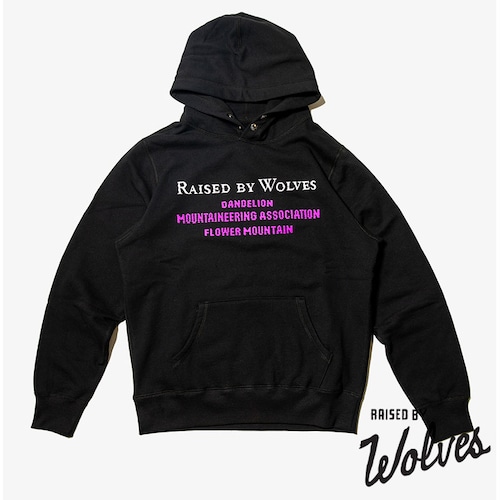 【RAISED BY WOLVES/レイズドバイウルブス】DMA SNAP HOODIE パーカー / BLACK / FW25-13529