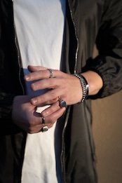 【circle signet ring】 / SILVER