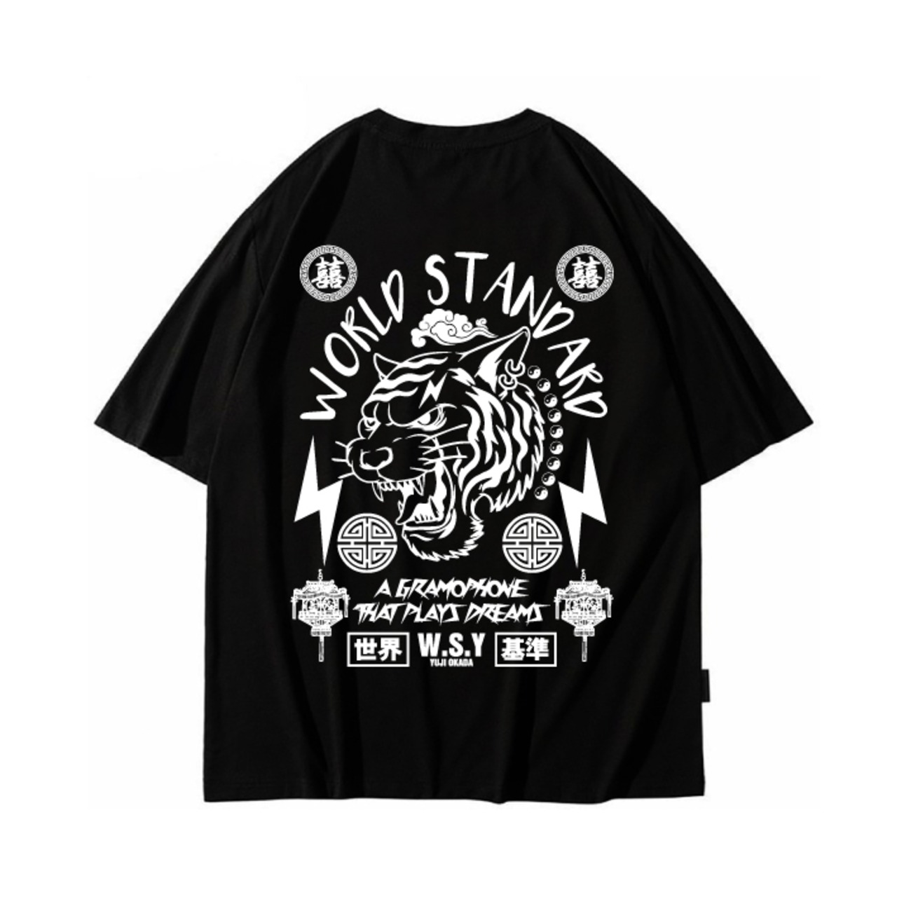 WORLD STANDARD/クルーネックプリントTシャツ/WSHT-083