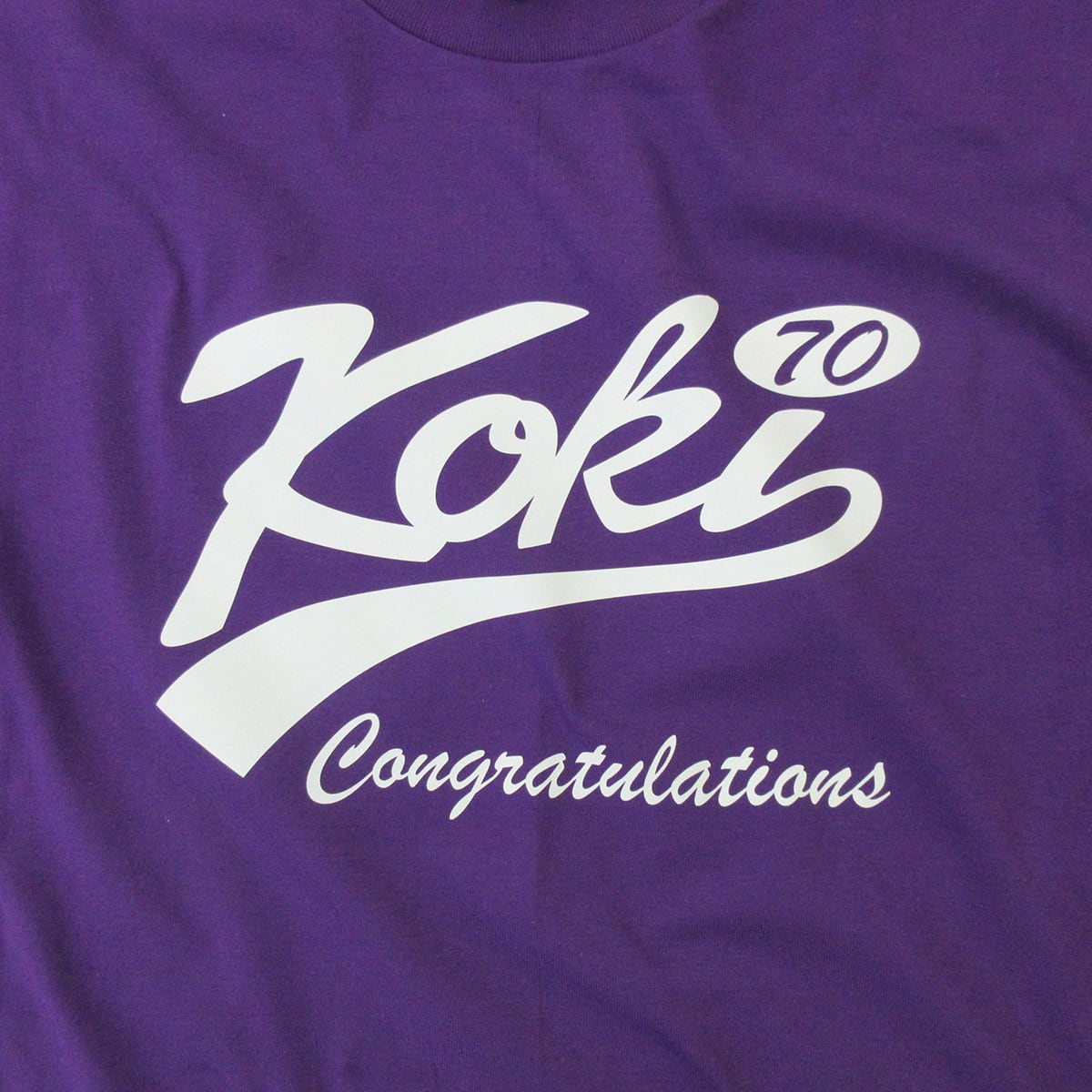 古希祝い 70歳 ギフト KOKI リボン tシャツ 祝長寿！古希のお祝い 男性 女性 父 母