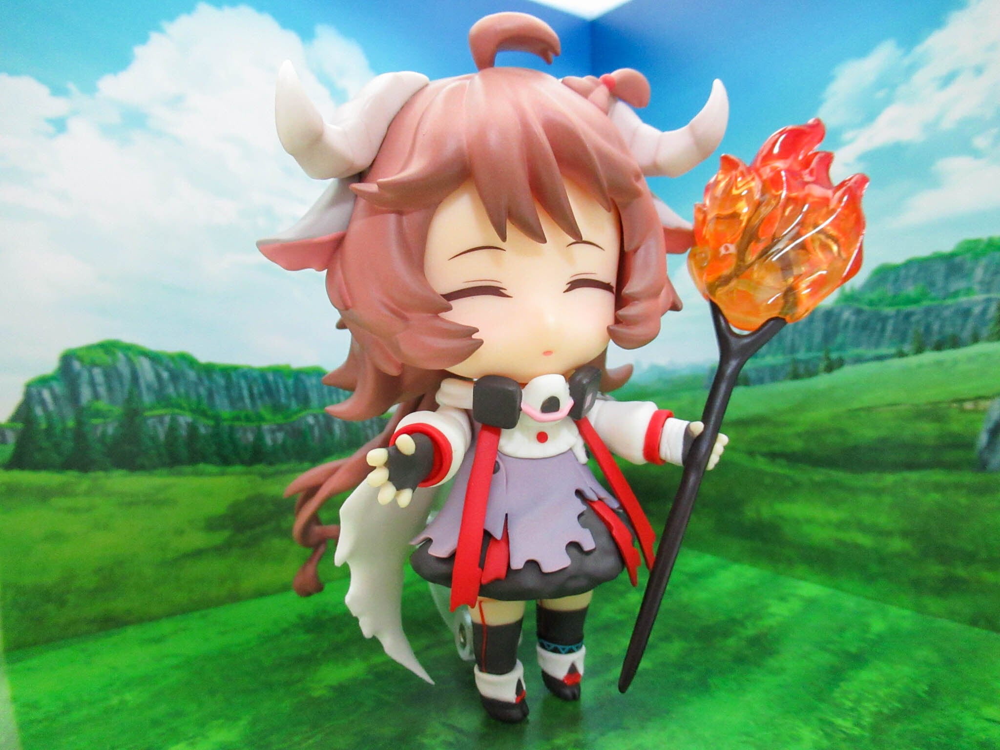 再入荷【1521】 エイヤフィヤトラ 小物パーツ 杖と炎 ねんどろいど
