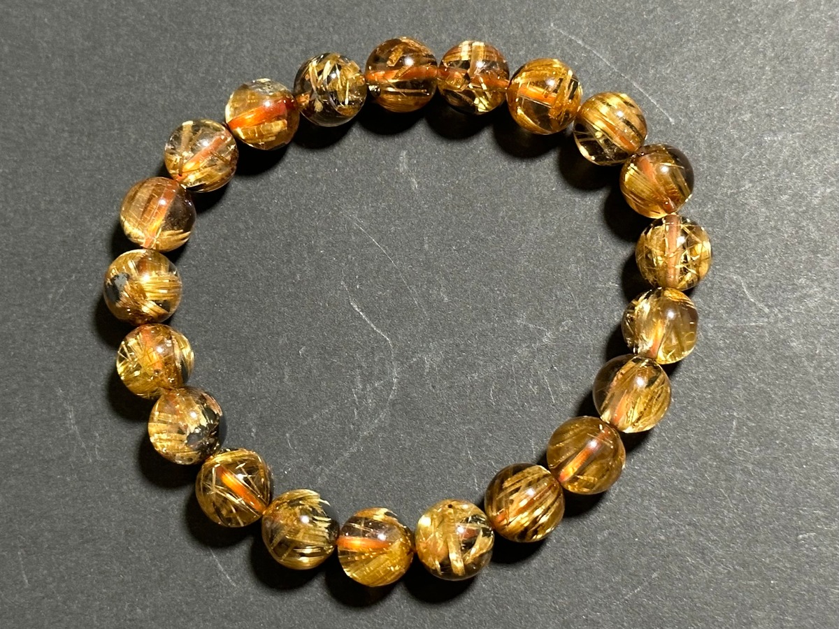 金運【太陽花タイチンルチル】9-9.5mm | 導運石