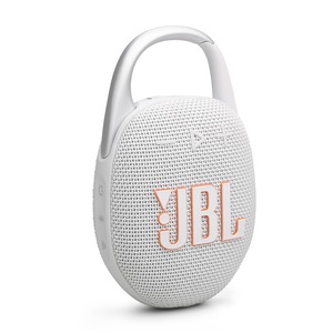 【人気】JBL CLIP5 Bluetoothスピーカー USB C充電/IP67防塵防水/アプリ対応/カラビナ構造/パッシブラジエーター搭載/ポータブル/ホワイト JBLCLIP5WHT