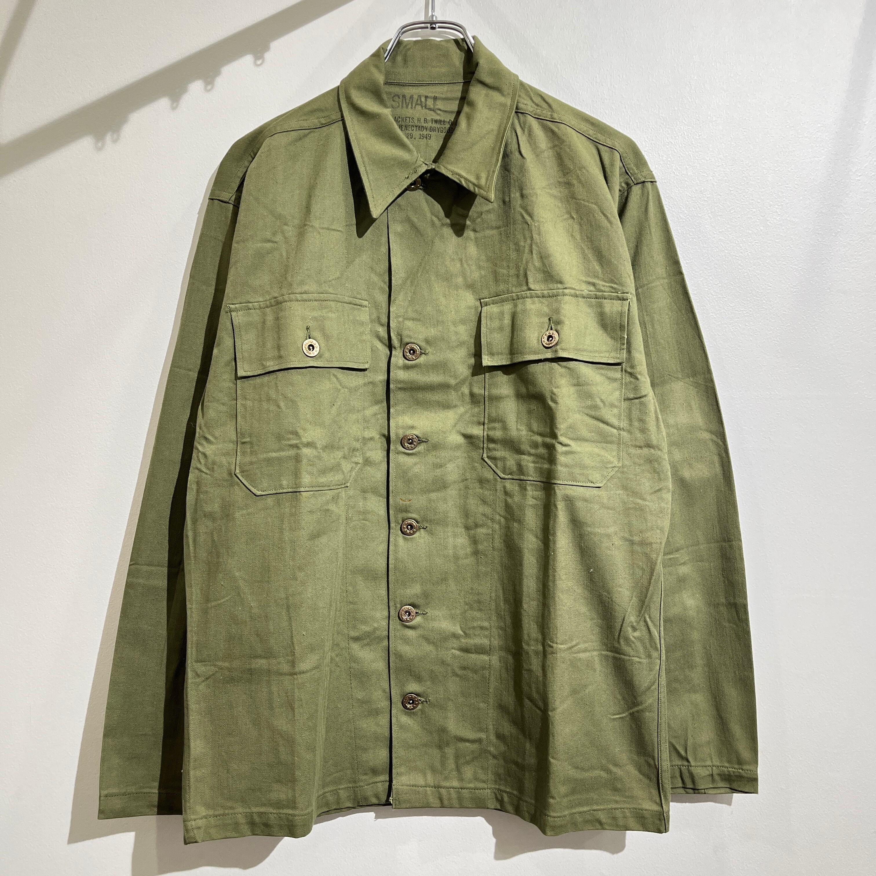アメリカ陸軍　40s M47 ヘリンボーンジャケット 40s DEAD STOCK US ARMY M-47 HBT JACKET 40年代 アメリカ軍