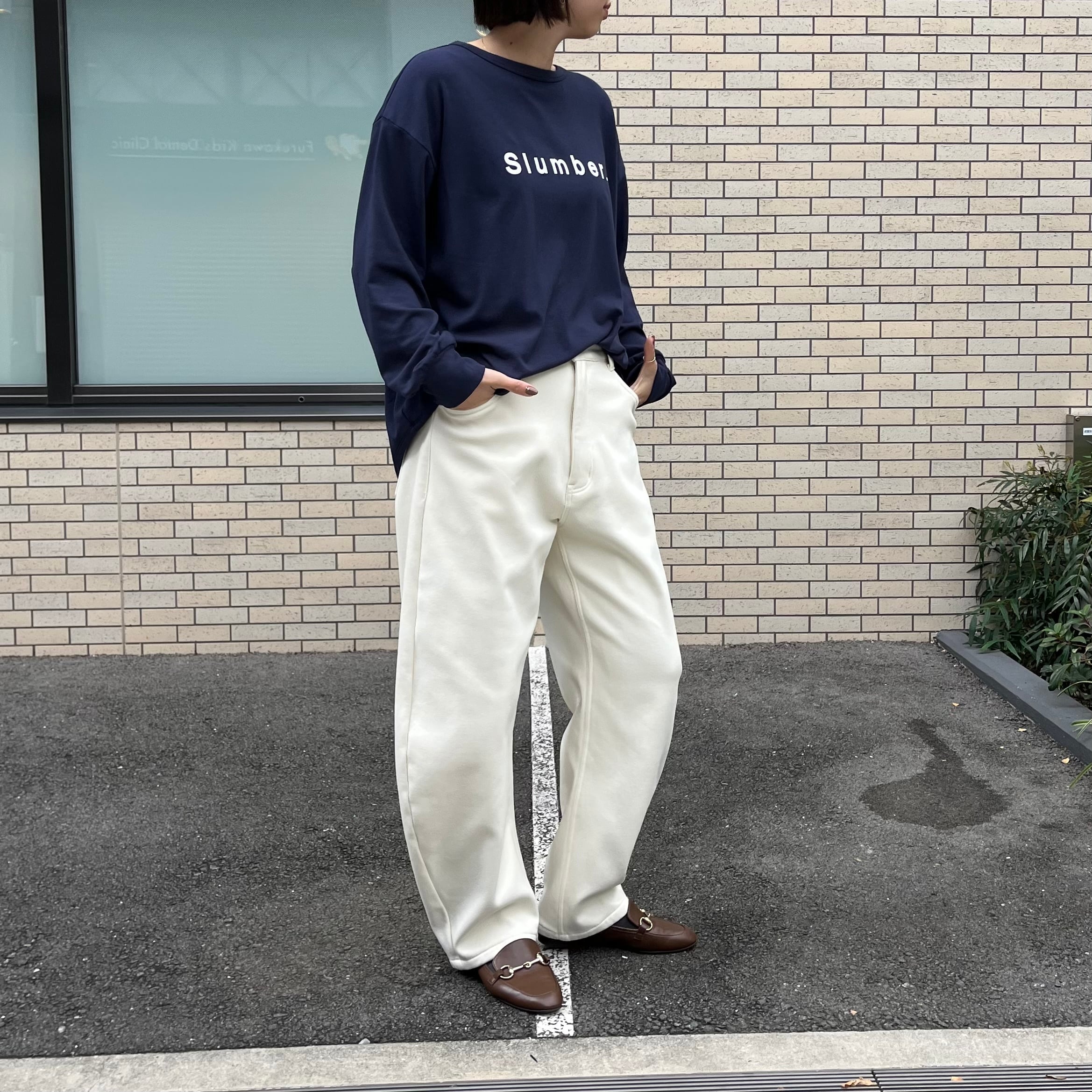 裏起毛モロッコデニム『WHITE』（NO.68261605） | AnnaKerry