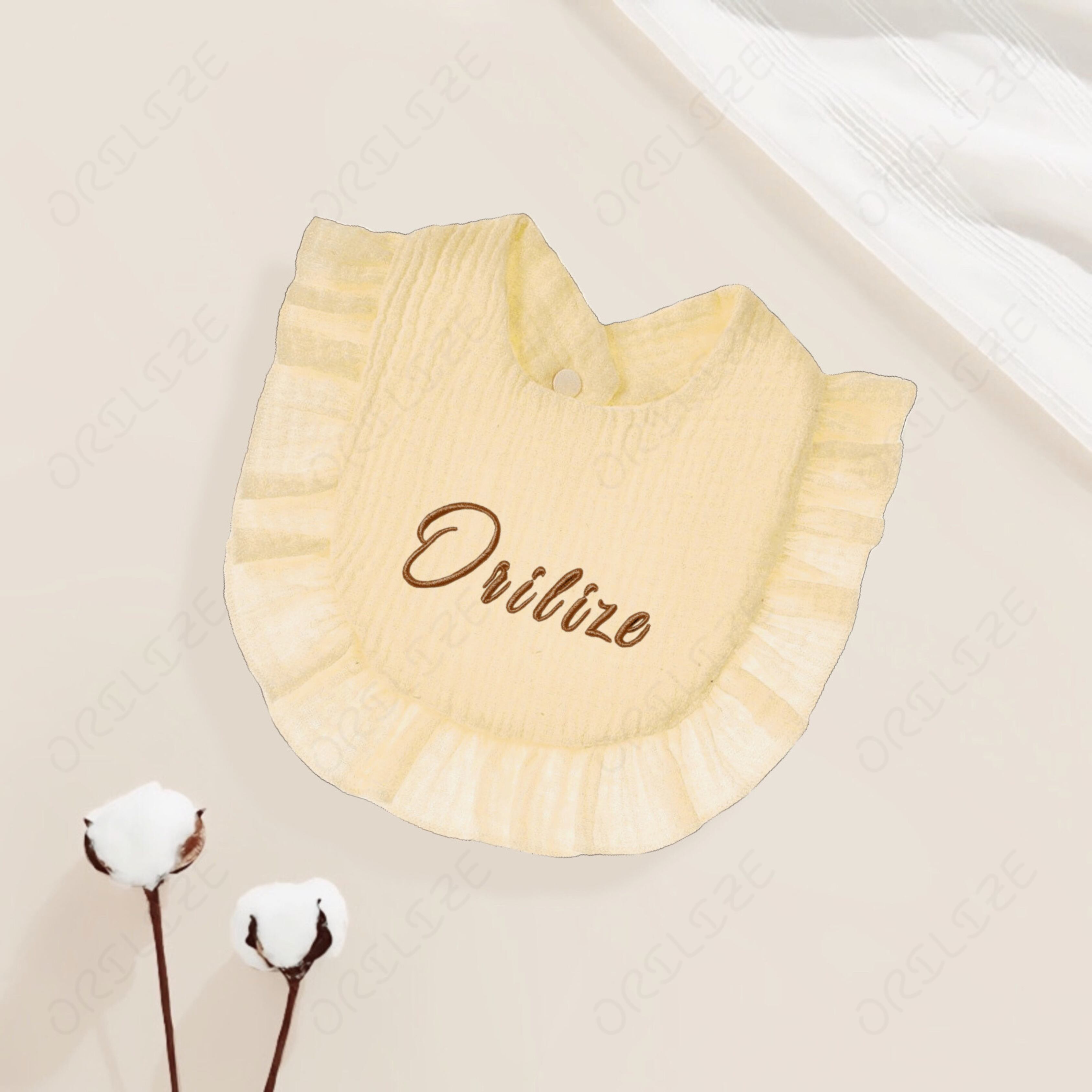 スタイビブ フリル イエローベージュ