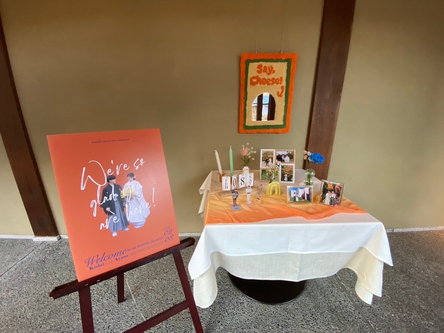 ウェルカムボード｜retro｜結婚式 #3 | HAPILY