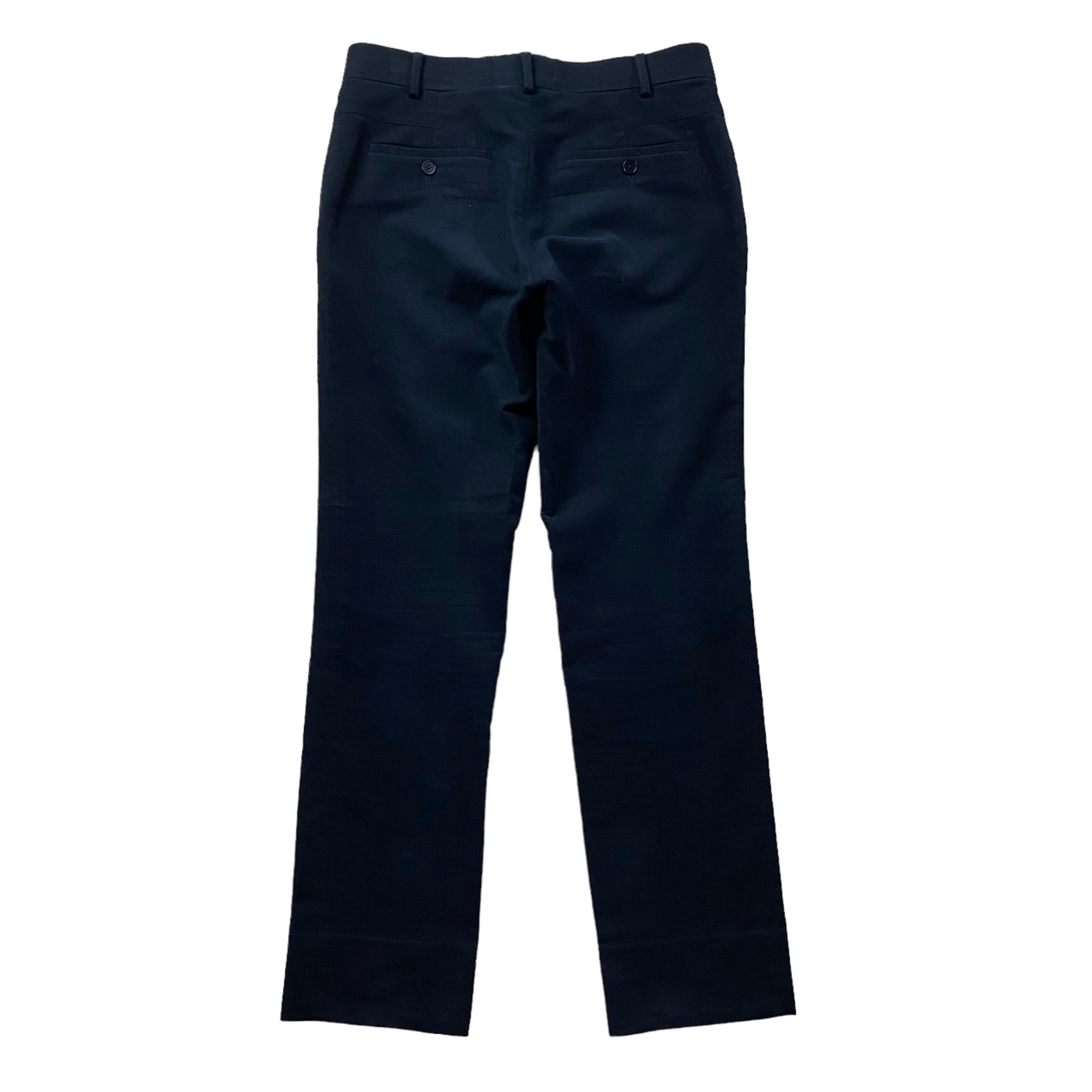 HERMES dark navy velour pants
