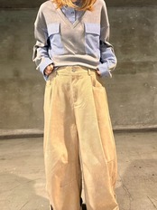 MMG149PEC 裾ロールアップパンツ