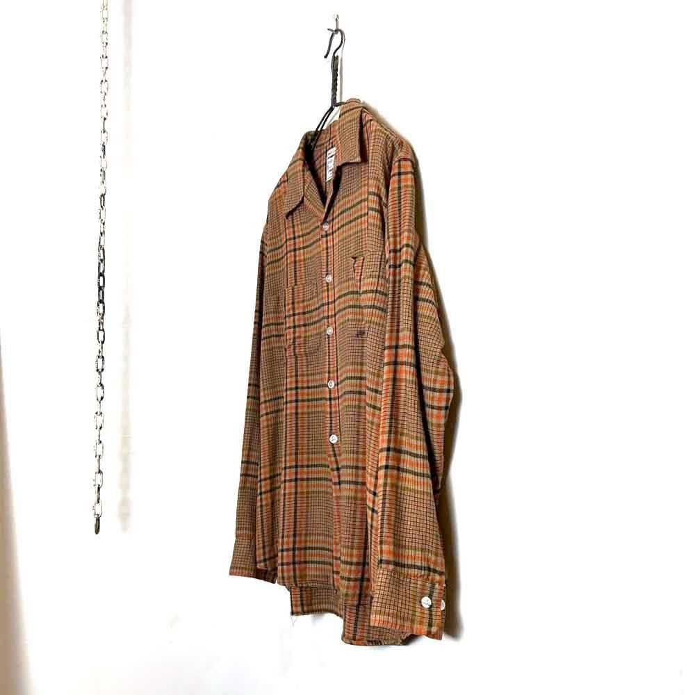 Sears】Vintage Open Collar Rayon Shirt【1960s-】 | beruf
