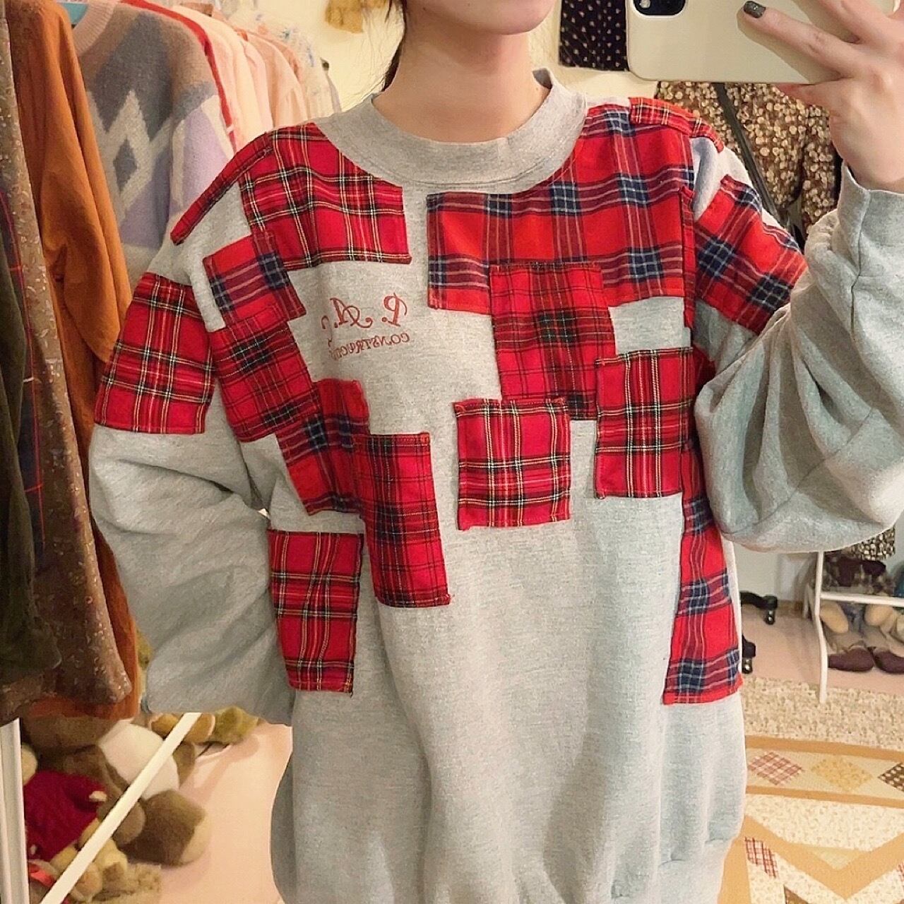 remake : rubble check block sweat