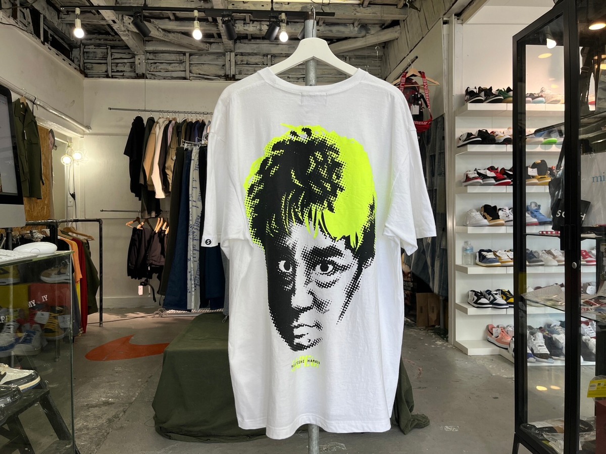 SAPEur × MASATOSHI HAMADA TEE WHITE/LIME FITS XL 80012 | BRAND BUYERS OSAKA