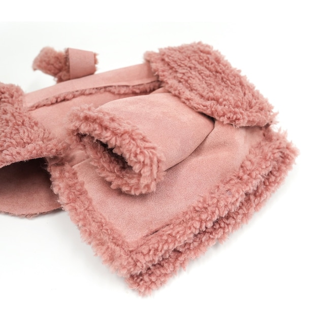 こっそりとペアコーデが出来るテディアウター - (PINK)