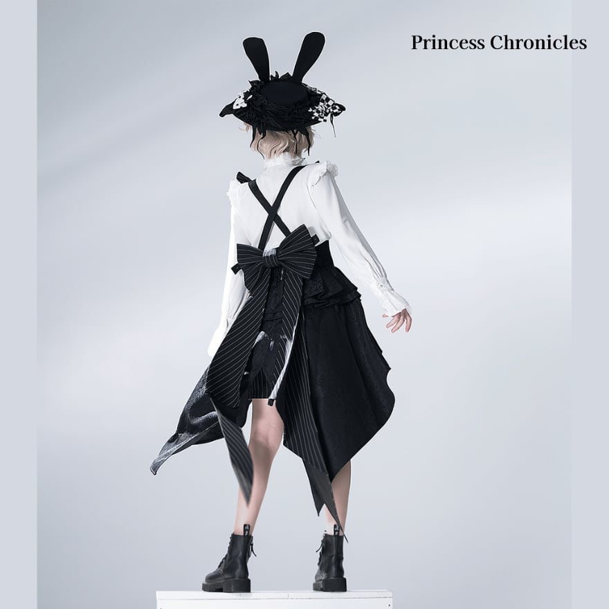 【princess Chronicles】アリスと時計ウサギ コルセット 紺 Princess Chronicles -Bunny's Theatre Blue Color- Ouji Lolita