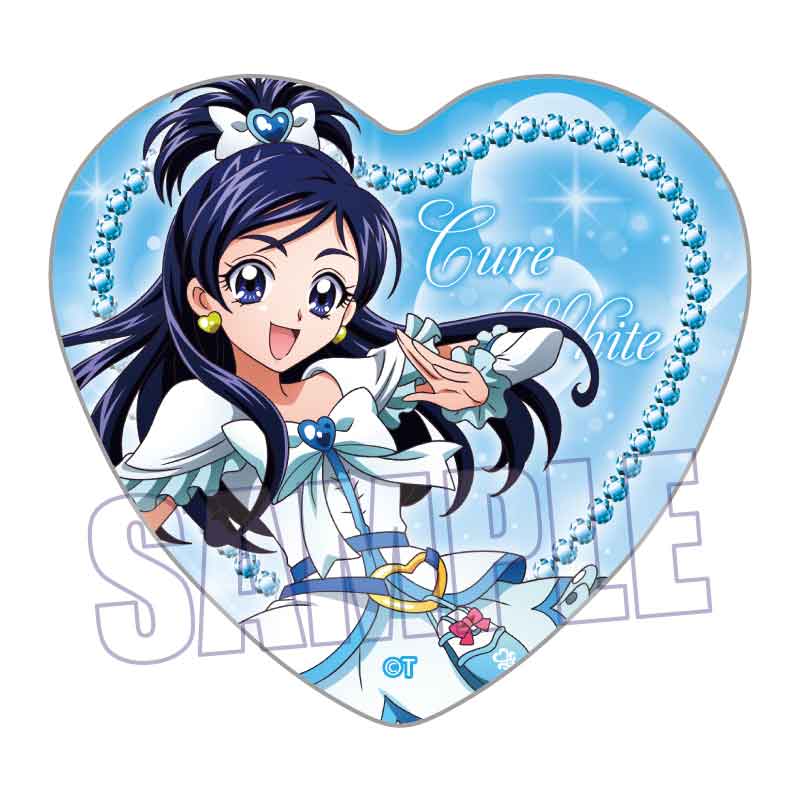 ふたりはプリキュアMax Heart トレーディングハート缶バッジ Action