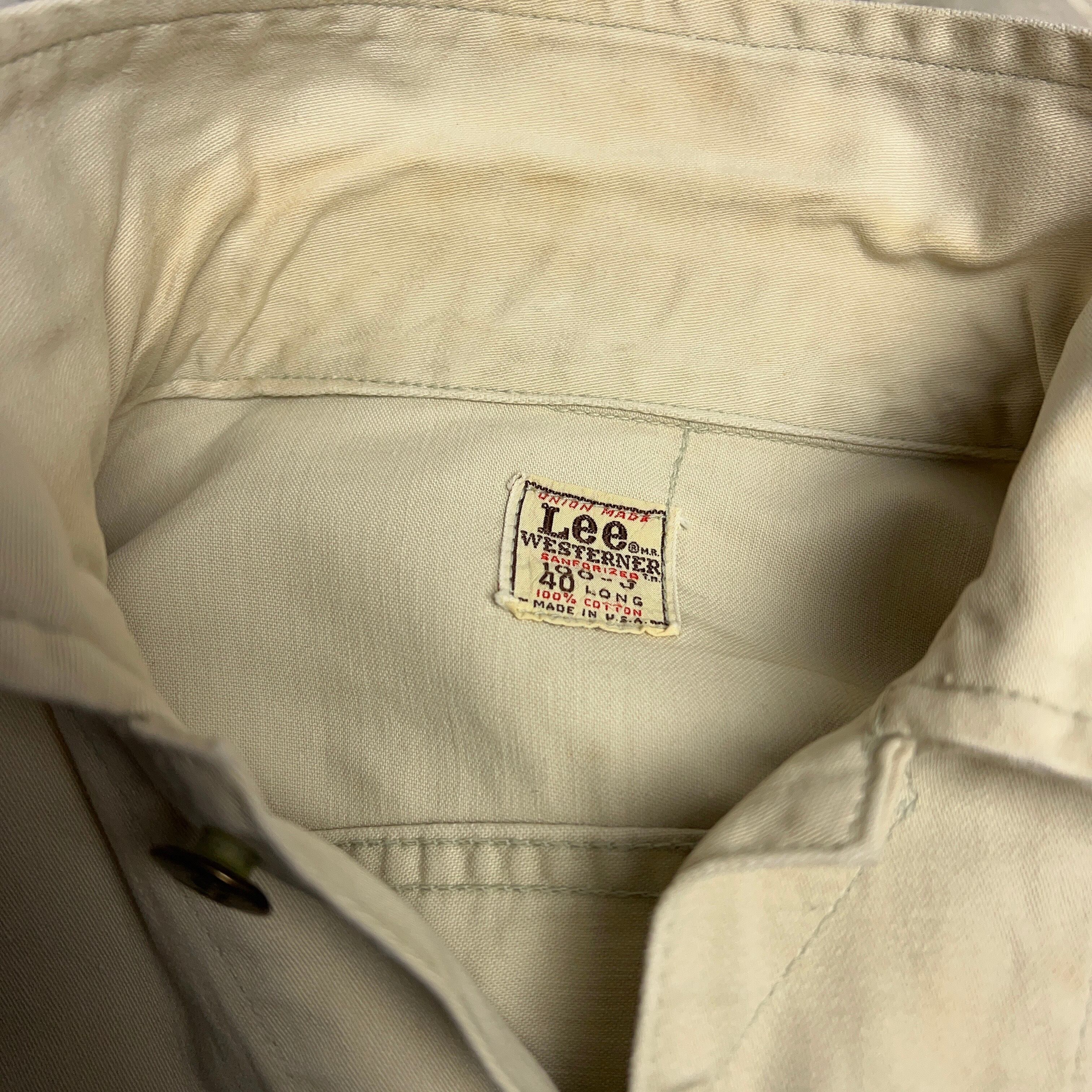 1960's Lee WESTERNER 100-J 40LONG JACKET 60年代 リー ウエス