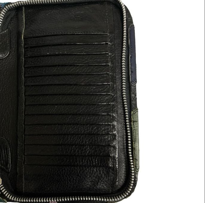 CHROME HEARTS クロムハーツ Multi Color Cross Patch Round Zip