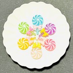 【4個】蓄光⭐︎くるくるキャンディ　デコパーツ