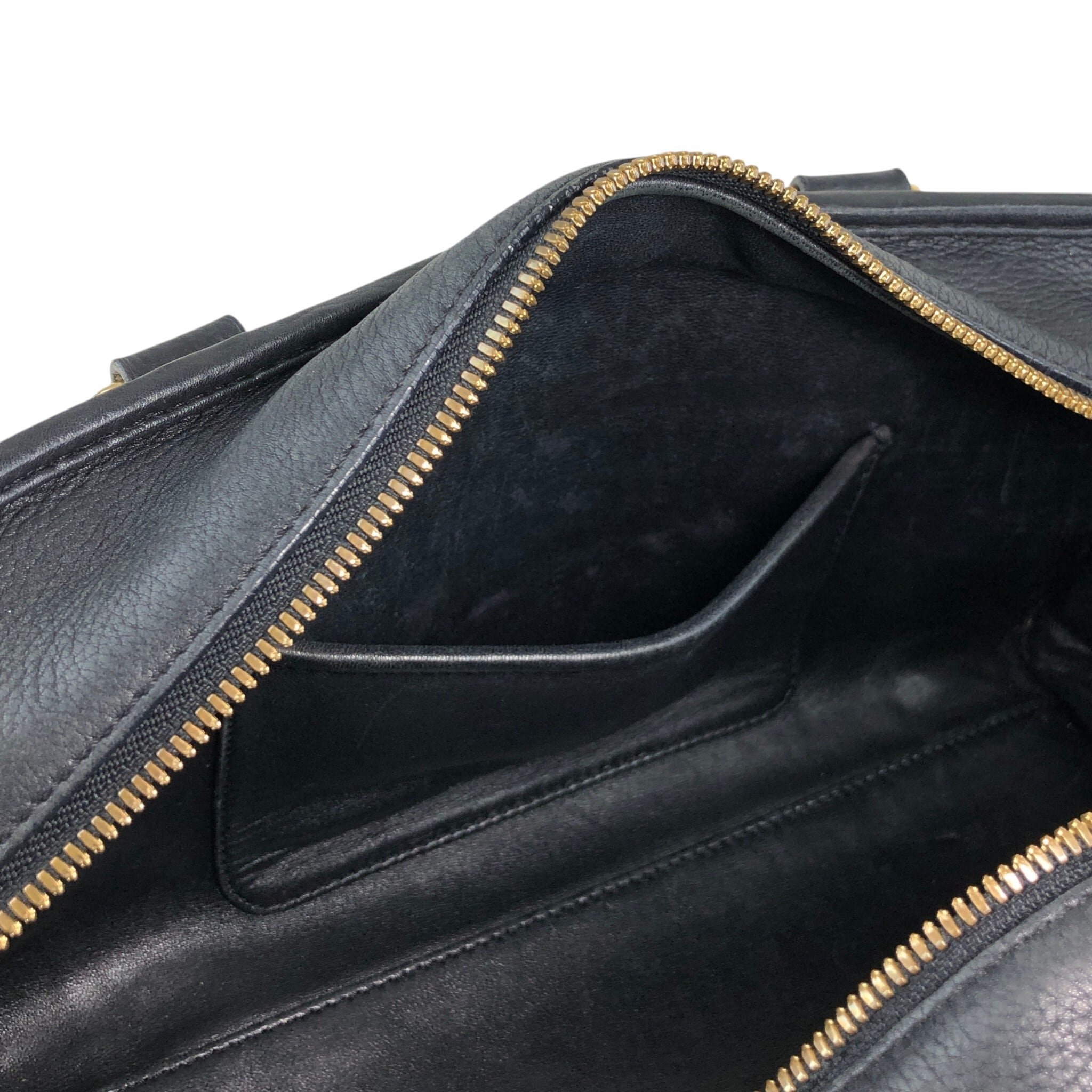 LOEWE ロエベ アマソナ28 ハンドバッグ ブラック アナグラム レザー