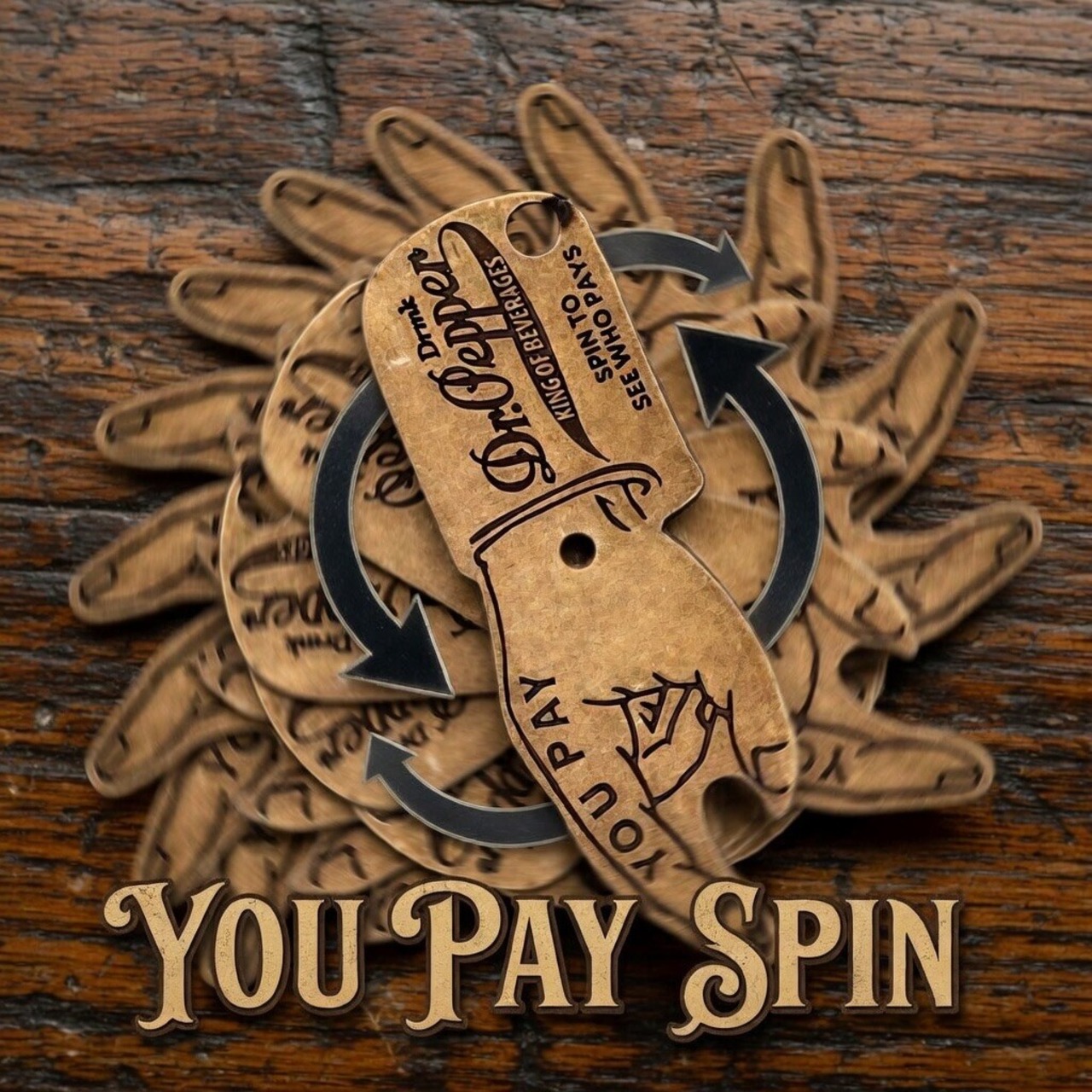 ユーペイスピナー キーチェーン YOUPAY キーホルダー《Dr.PEPPER》