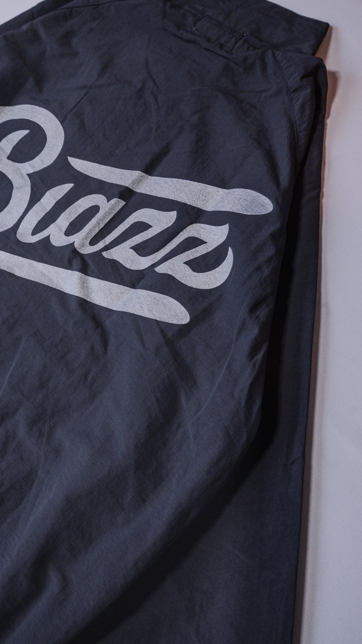 Logo Reflector Nylon Training Jacket [BLACK] | blazz works
