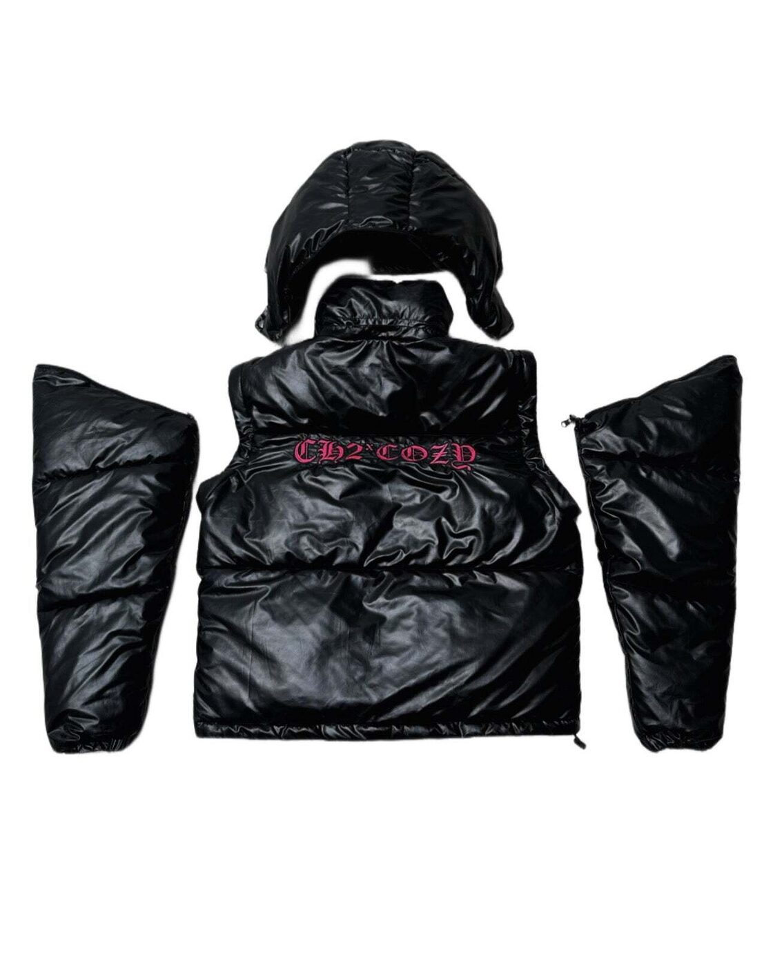 COZY WORLDWIDE | DOUBLE C CROSS PUFFER JACKET | Pay ID