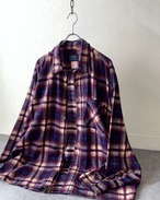 80s~ SIERRA PACIFIC "Big Size" Print Flannel Shirt