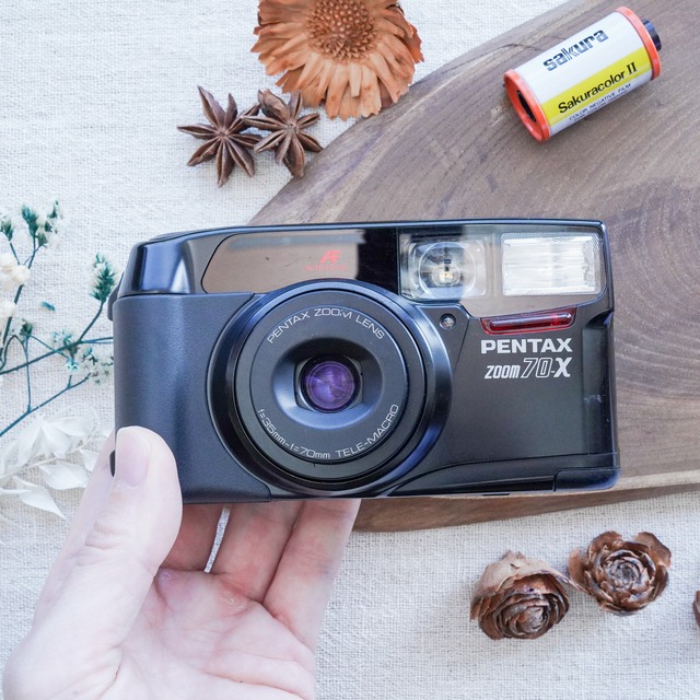 【Pentax】 Zoom 70X　レトロでお洒落なフィルムカメラ