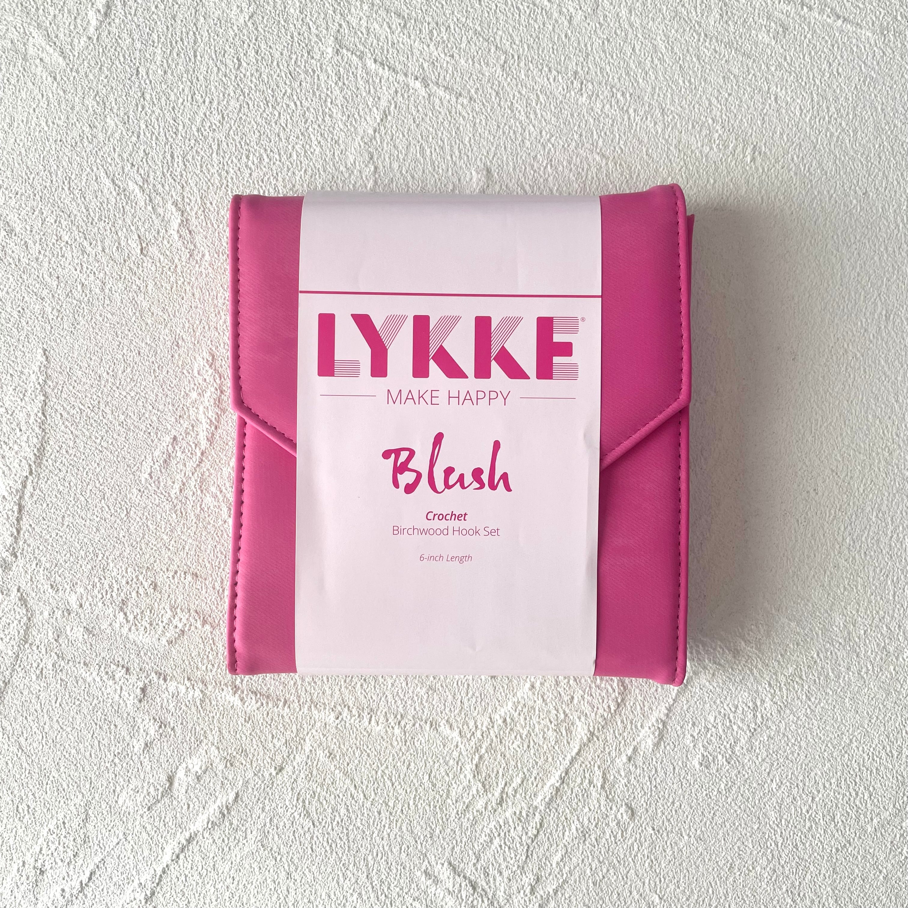 LYKKE かぎ針セット Blush 針長6インチ【fuchsia fabric】 | IRODORI