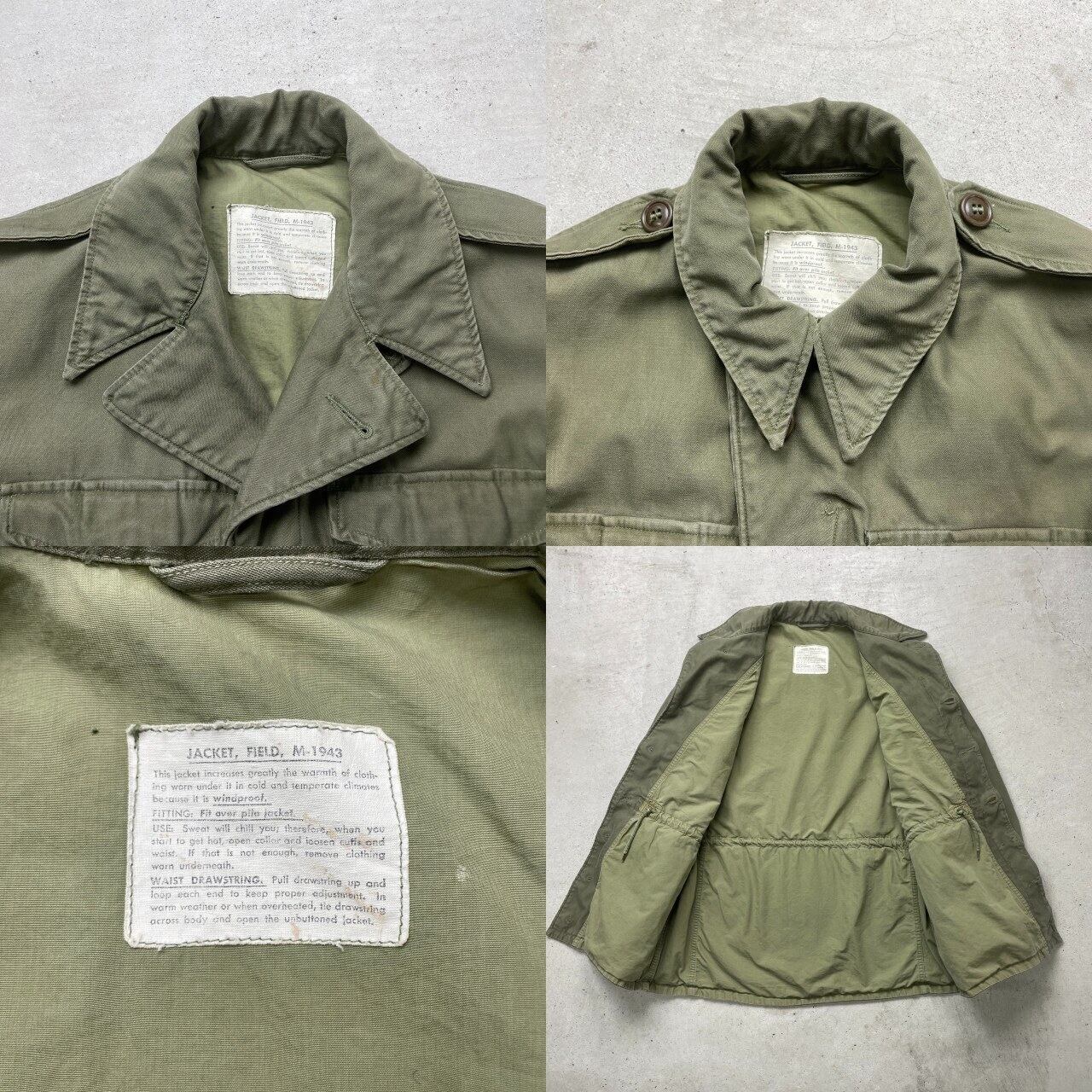 40年代 U.S.ARMY 米軍実品 M-1943 ミリタリー フィールドジャケット
