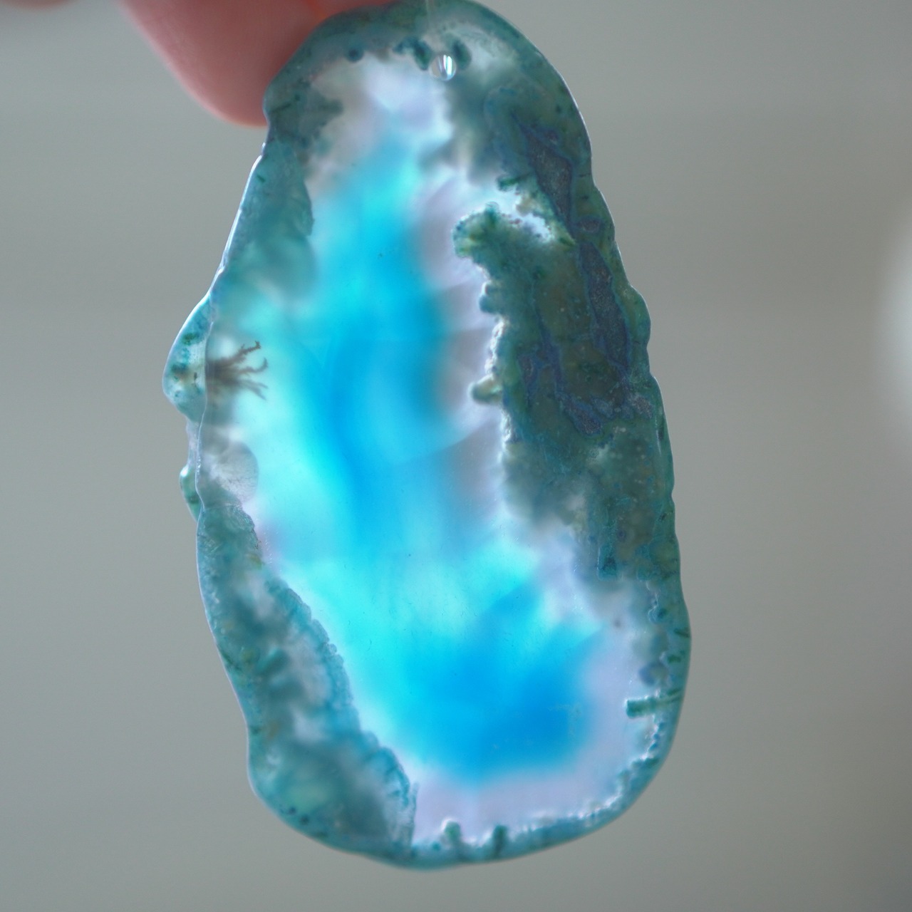 Ice Water 21 - アゲートヒーリングチャイム / Agate Sun Catcher Wind Chime 833