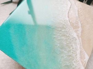 430.オーシャンレジンアート 15cmパネル