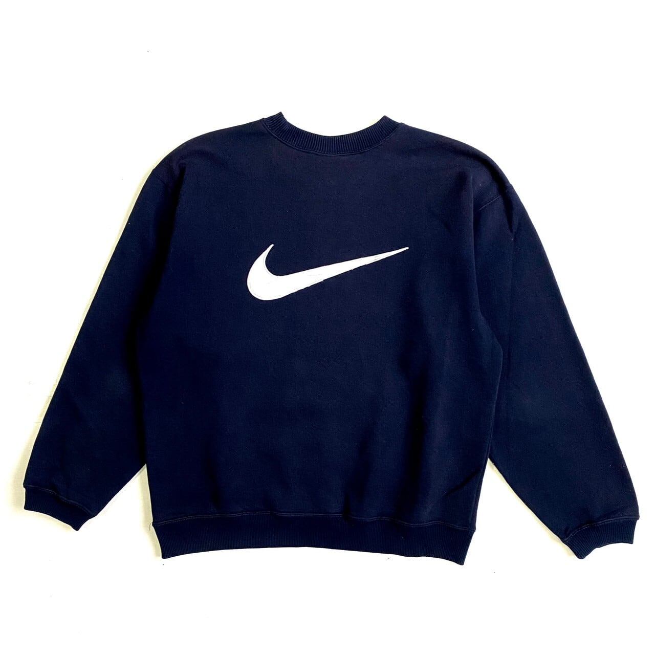 レディース古着 レトロ 90s NIKE ナイキ スウェット 日本製 90年代 NIKE ナイキ スウォッシュ バック ロゴ 刺繍 スウェット