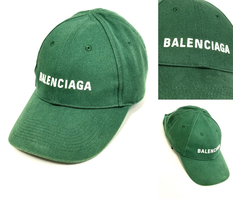キャップ グリーン バレンシアガ BALENCIAGA L グリーン（緑）系