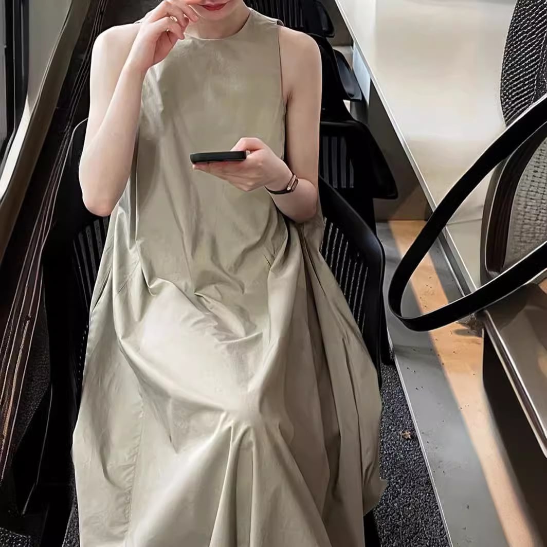 dress】ノースリーブワンピース M24313 | nanastyle