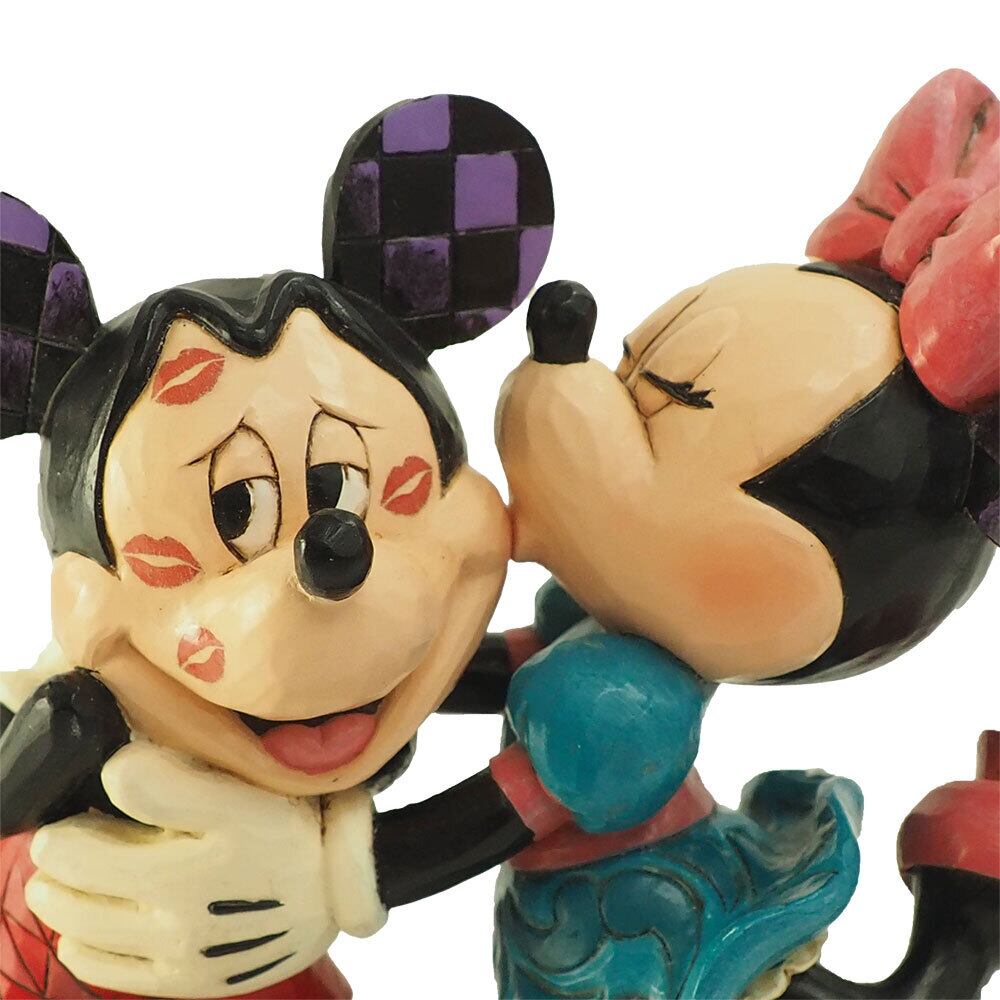 新品【Disney Traditions】ミッキー＆ミニー キスマーク ディズニー ミッキー＆ミニー キスマーク フィギュア プレゼント