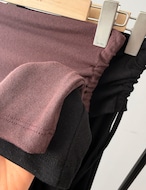 【新作5%OFF・3日間】Side-Shirring Stretch Skirt_3colors