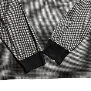 DUNHILL jacquard cotton long sleeves polo shirt
