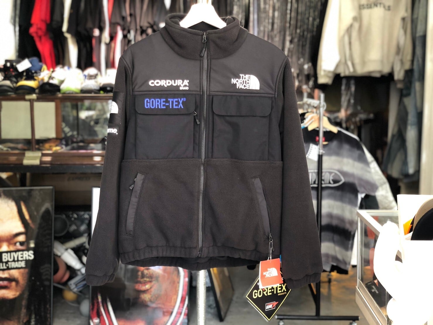 Supreme 18AW × THE NORTH FACE EXPEDITION FLEECE JACKET BLACK SMALL ...