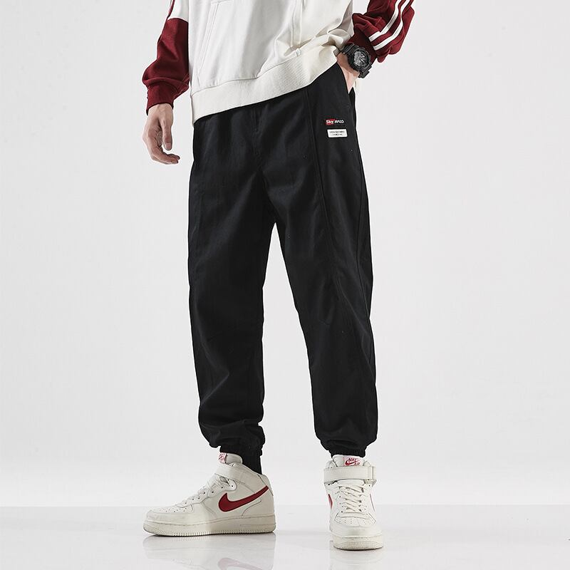 Yidao Vintage 2020 Spring Youth Trendy Pure Color All-match Drawstring Pants Men's Loose Sports Pants-Alibaba スプリング 春物 ピュア ビンテージ hip6-161127362291350