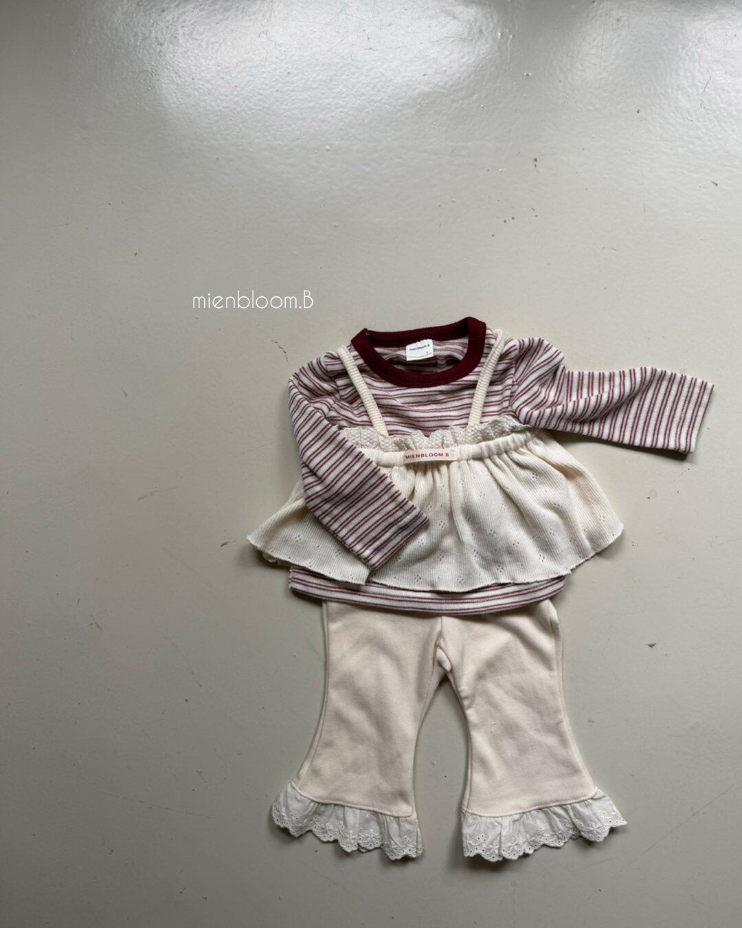 送料無料【予約】/ babyボーダーTシャツ / mienbloom