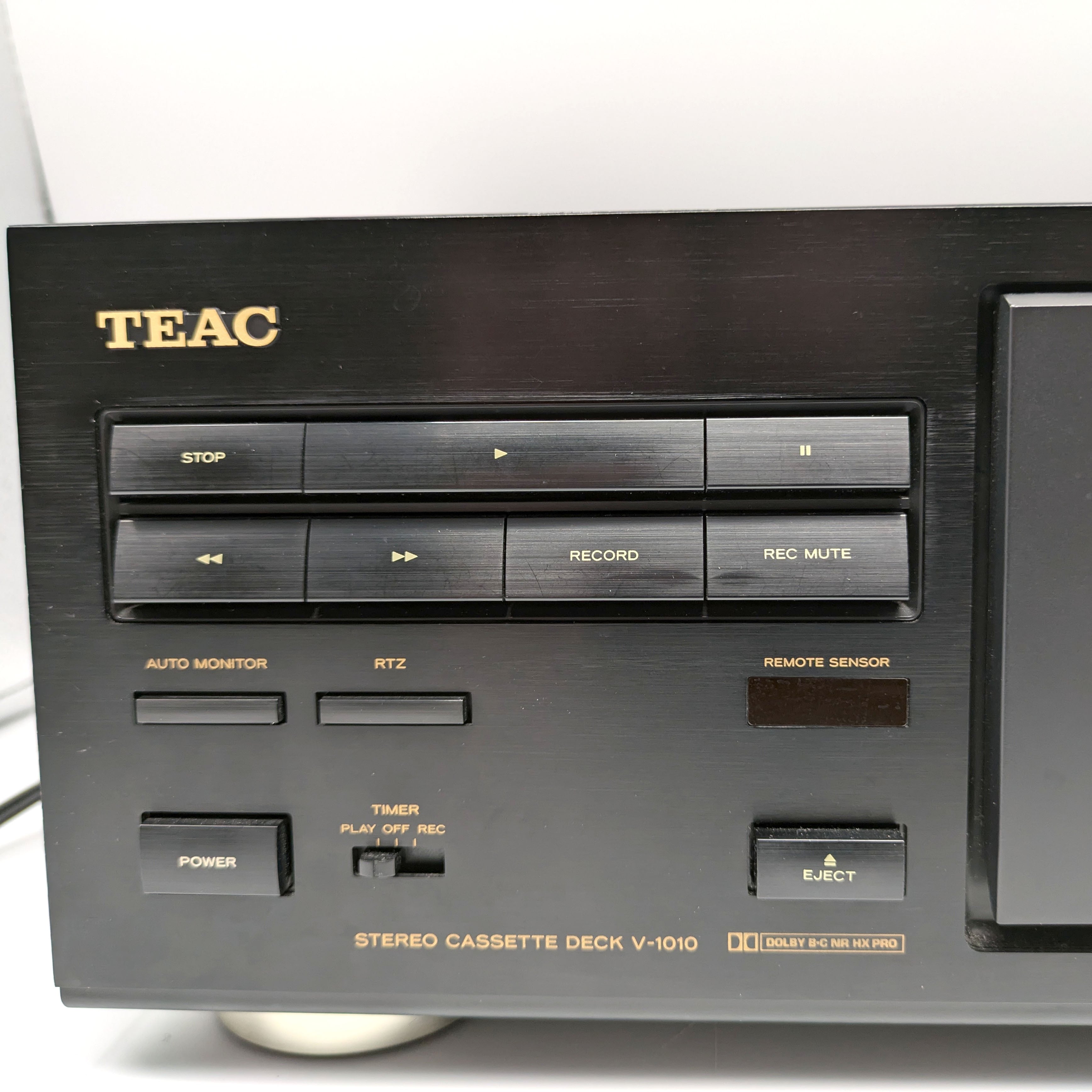 TEAC(ティアック)・ステレオカセットデッキ・V-1010・音出し確認済・No