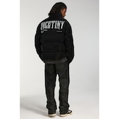 【暖かさUP】ストリート  DICETINY PUレザーダウンジャケット T1292